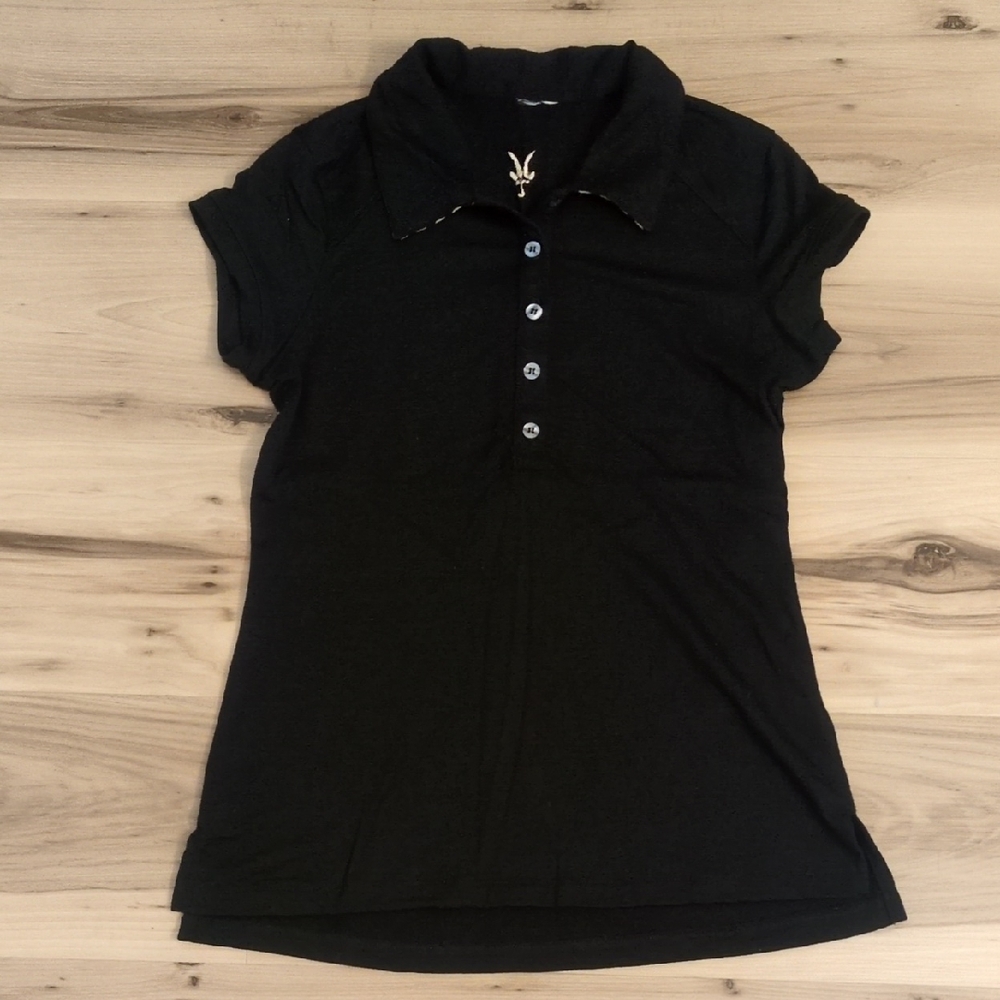 Pristine Ibex Merino Wool Cap Sleeve Polo Women's XS